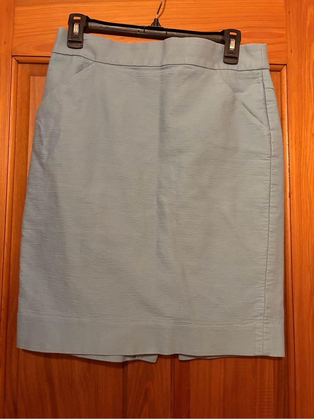 J Crew Light Blue Women's Pencil Skirt